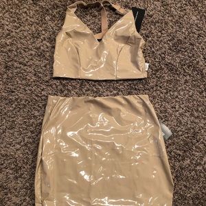 Patent Leather Two Piece